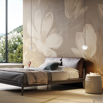 Carta da parati floreale Ashai di Instabilelab