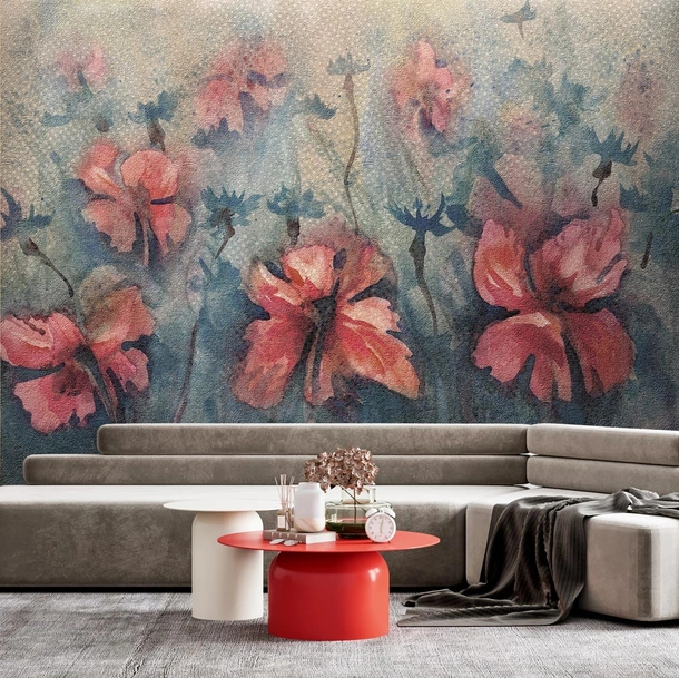 Carta da parati Papaveri di Instabilelab