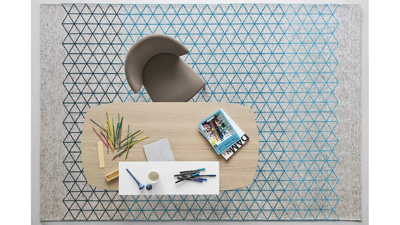 Tappeto Apotema in ciniglia e cotone di Calligaris
