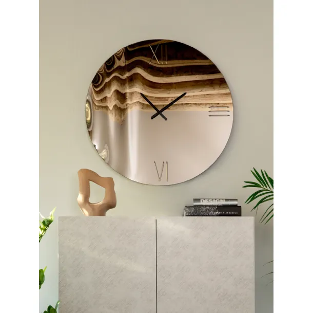 Orologio specchiato Anemos di Tonin Casa