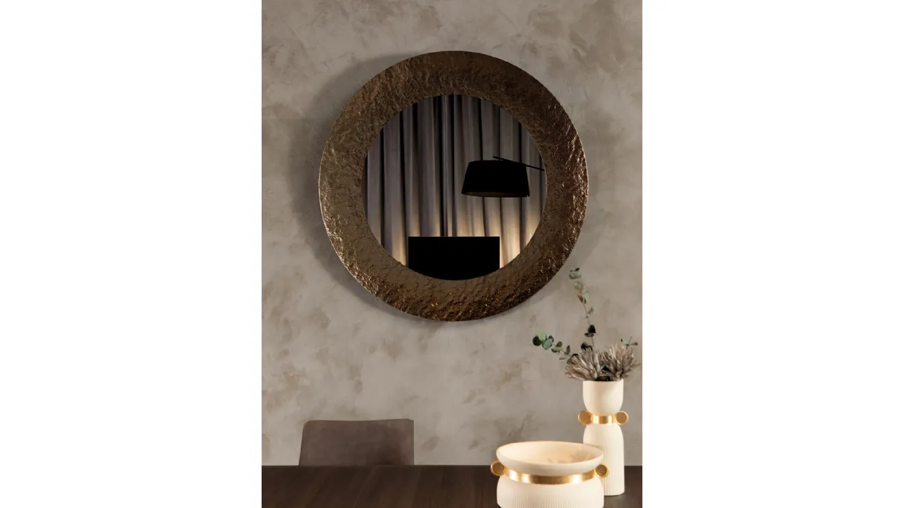 Specchio rotondo Opal di Tonin Casa