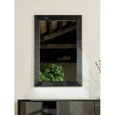 Specchio con cornice in legno Vinci di Tonin Casa