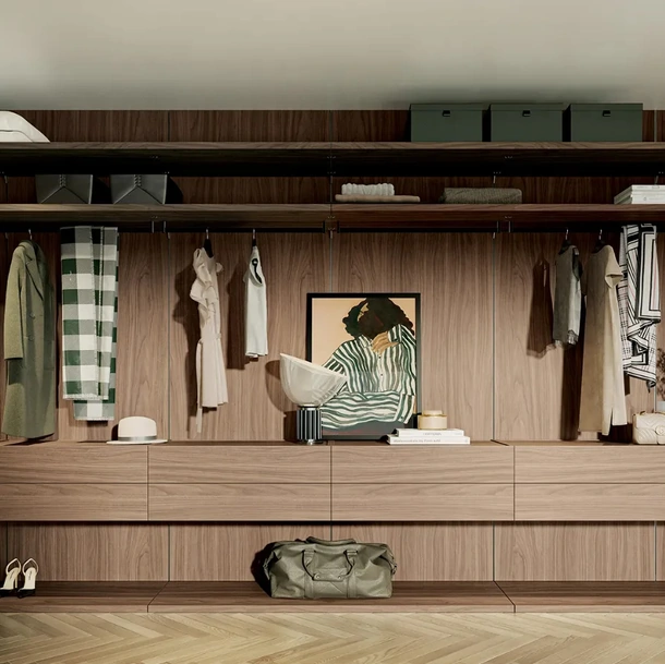 Cabina Armadio Rack System di Dielle Modus