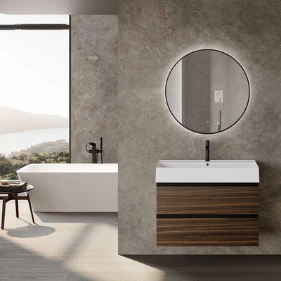 Mobile da Bagno sospeso Block System Tube C27 di Baxar