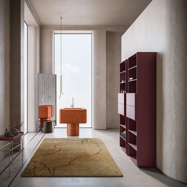 Lavabo Freestanding Des Evolution Sandstone 02 di Cerasa