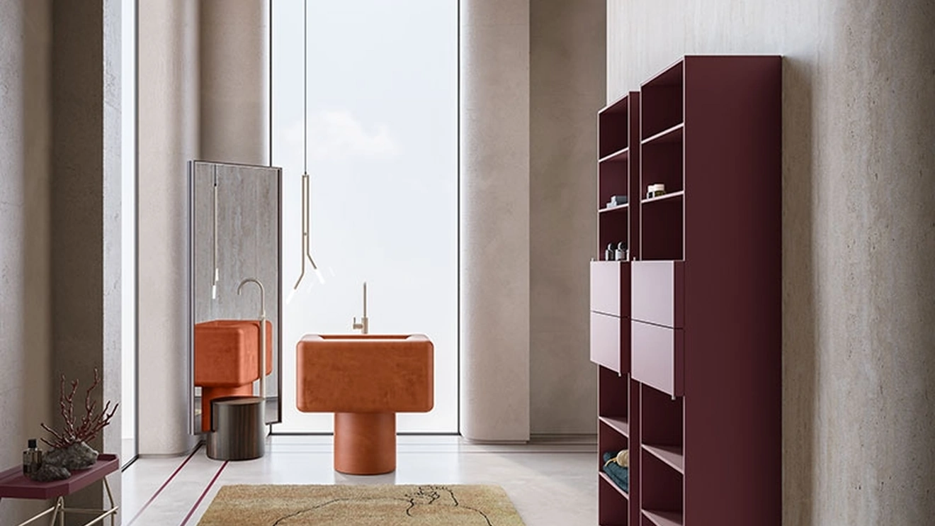 Lavabo Freestanding Des Evolution Sandstone 02 di Cerasa