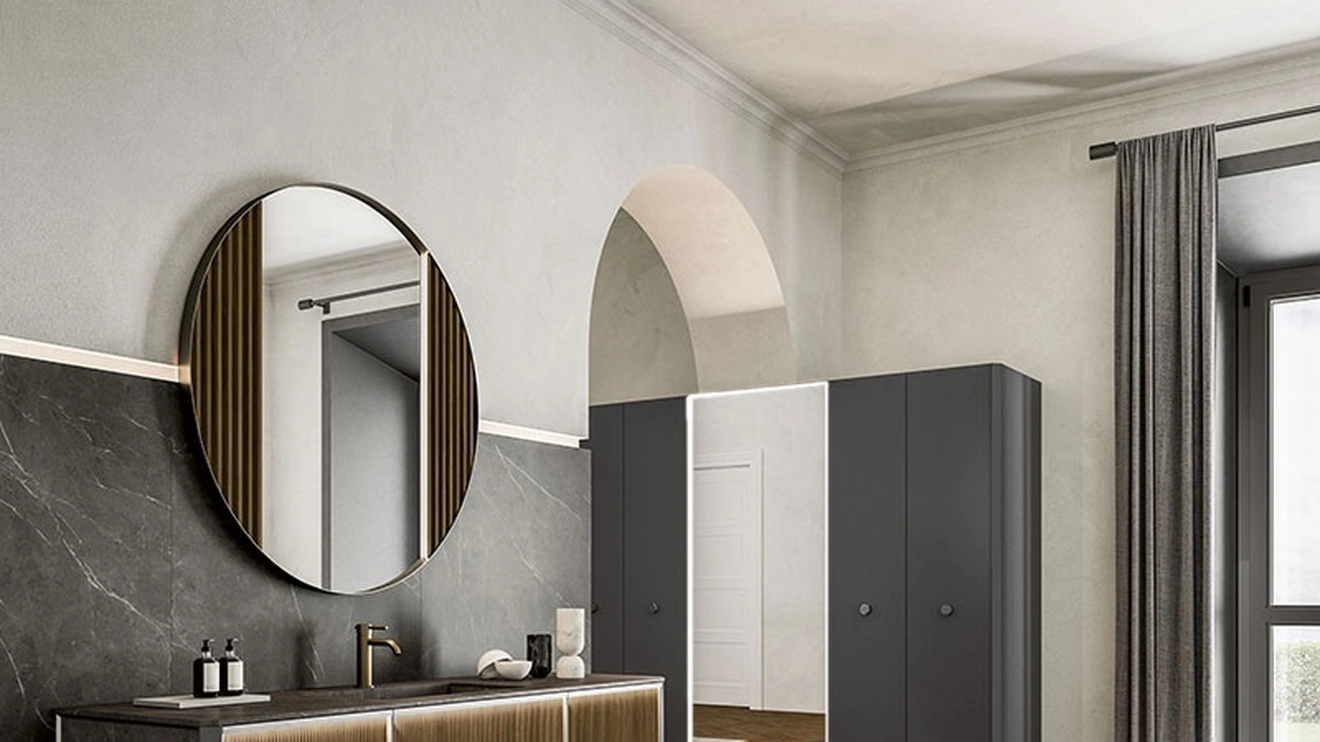 Mobile da Bagno sospeso Honey 03 di Cerasa