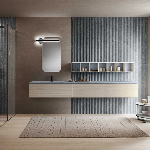 Mobile da Bagno sospeso M1 System 136 di Baxar