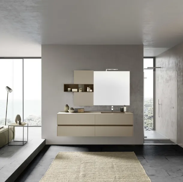 Mobile da Bagno sospeso M2 System C202 di Baxar