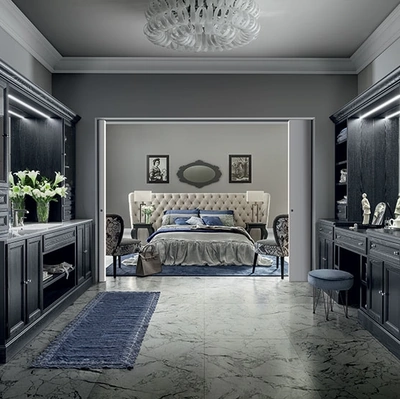 Mobile da Bagno Paestum 04 in Decapé Nero di Cerasa