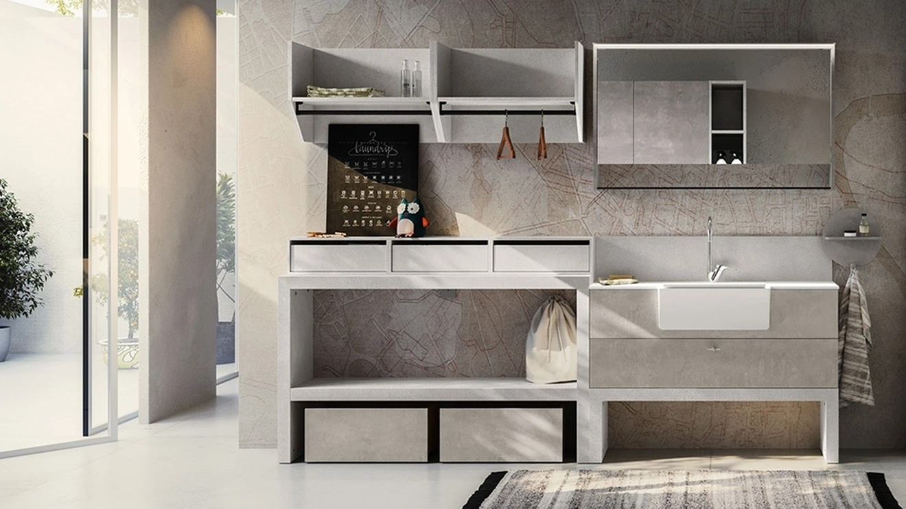 Mobile per Lavanderia Regola 01 di Cerasa