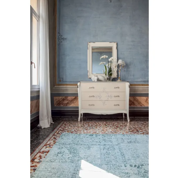 Comò Ivory in legno laccato di Tonin Casa