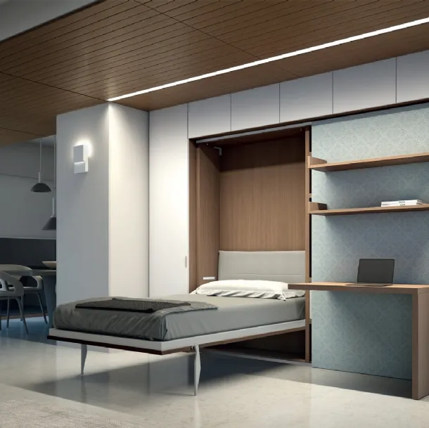 Letto a scomparsa Composizione G08 di Molteni Home Revolution