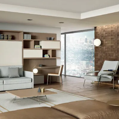 Letto a scomparsa Composizione G10 di Molteni Home Revolution
