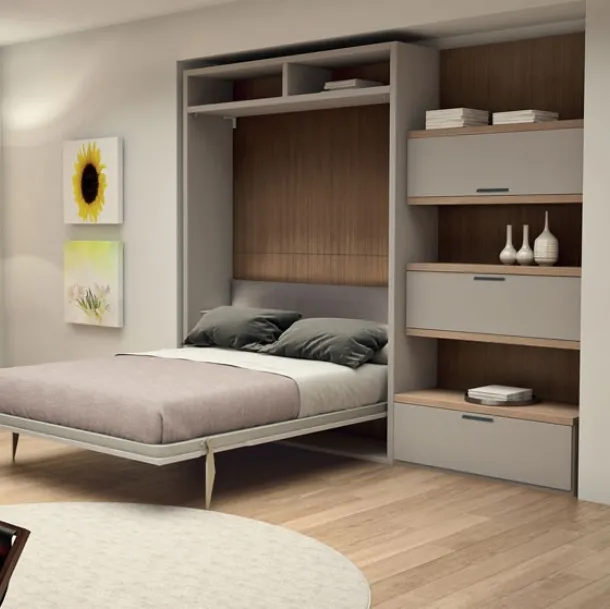 Letto a scomparsa Composizione G11 di Molteni Home Revolution