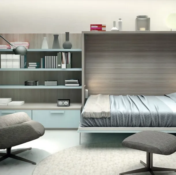 Letto a scomparsa Composizione G13 di Molteni Home Revolution