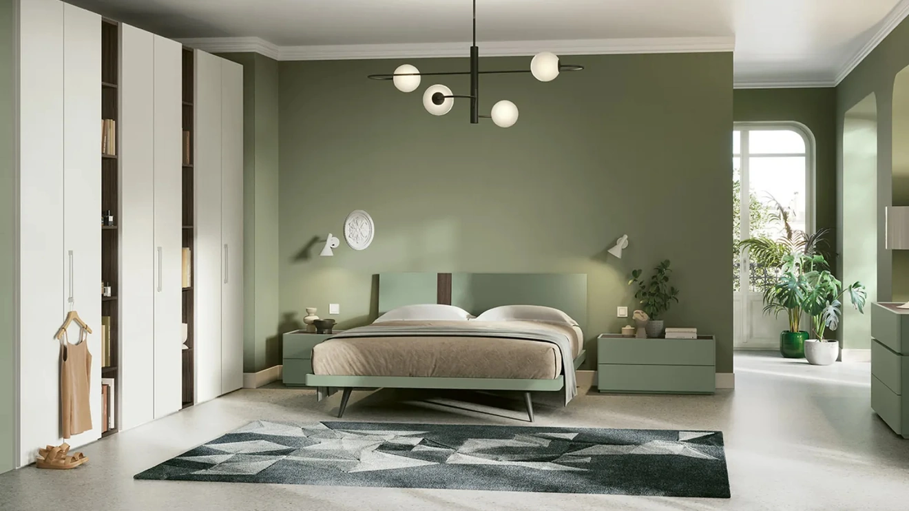 Letto Afrodite con testiera di Dielle Modus