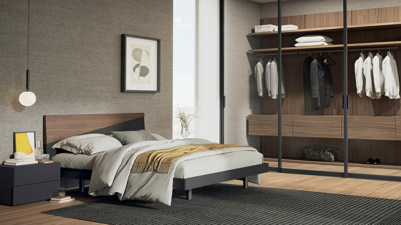 Letto con testiera Atena di Dielle Modus