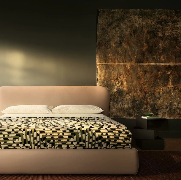 Letto imbottito Corolle di Bolzan Letti