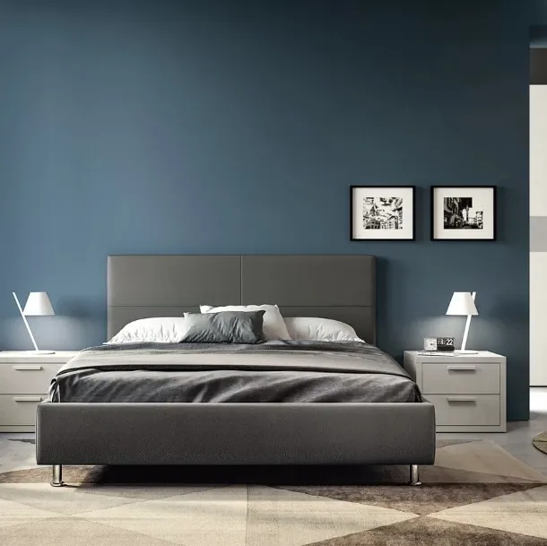 Letto in ecopelle Bora di SantaLucia