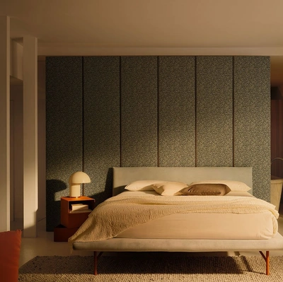 Letto imbottito Dora di Bolzan Letti