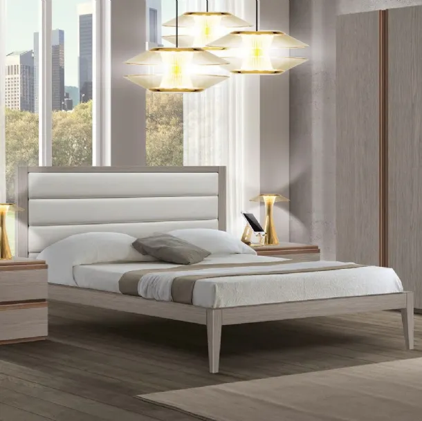 Letto Groove FMG3216 con testiera imbottita di Betamobili