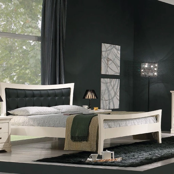 Letto Origami FMG035 con testiera imbottita di Betamobili