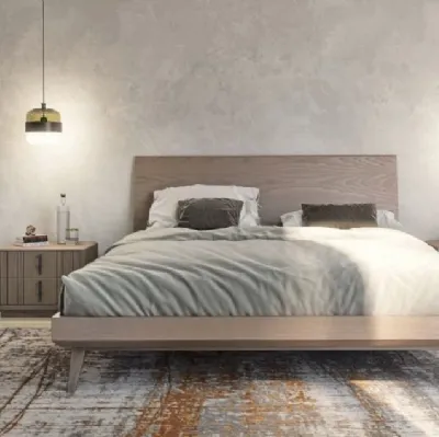 Letto Rails frassino MAG1308 di Betamobili