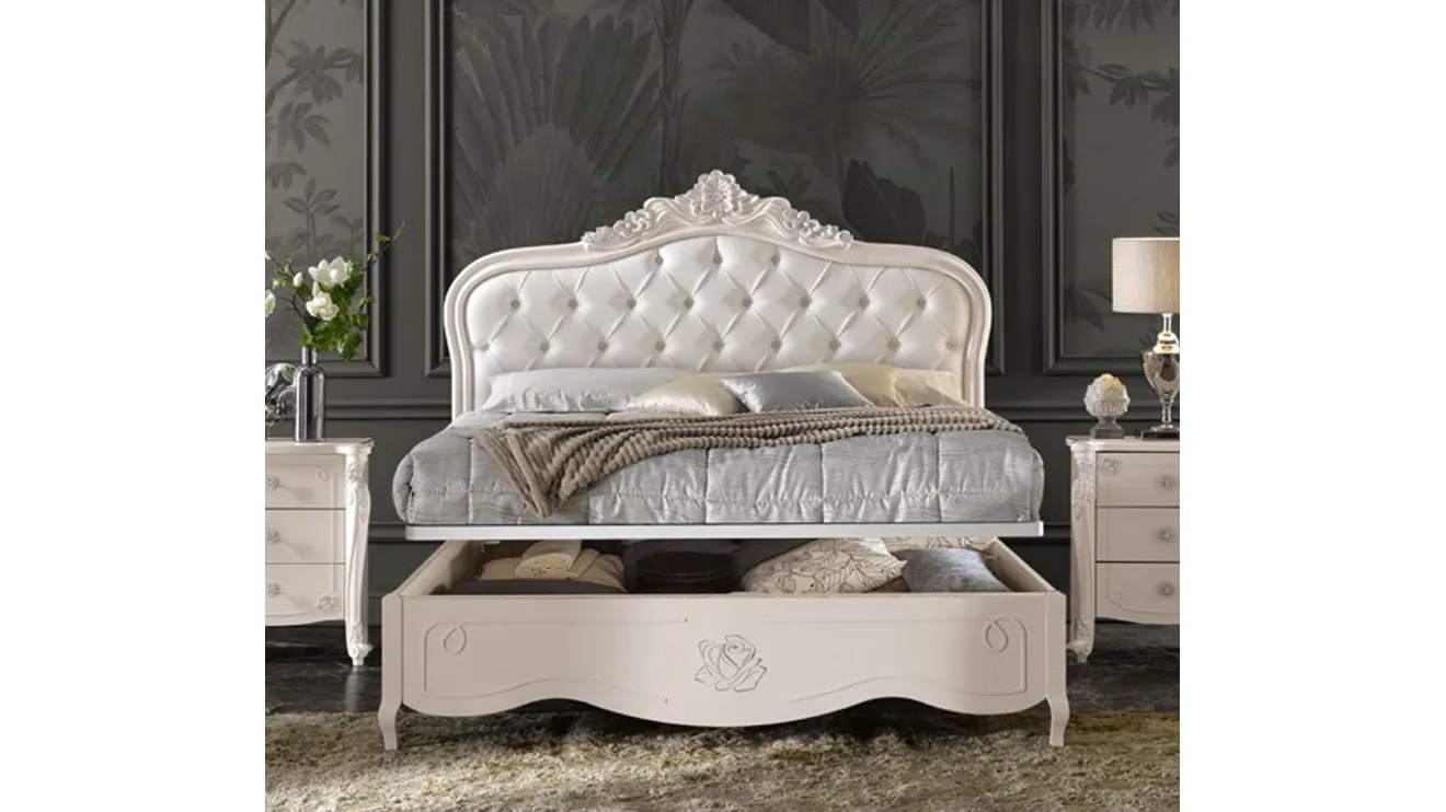 Letto Rose con box contenitore di Betamobili