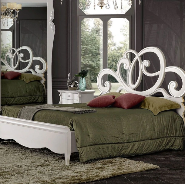 Letto Rose FMG2142 con testiera traforata di Betamobili