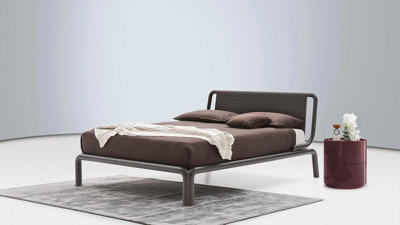 Letto in legno massello Rovì di Alf Da Frè