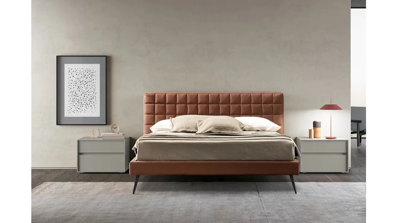 Letto Rubik in Ecopelle di Adok