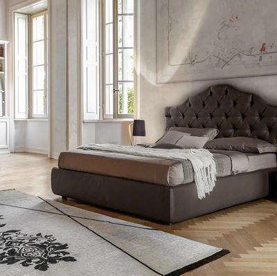 Letto in pelle Veneziano di Tonin Casa