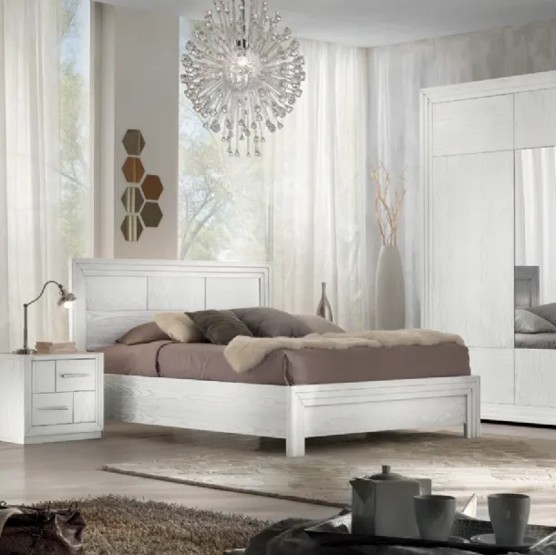 Letto Rubik FMG255 in legno con contenitore di Betamobili