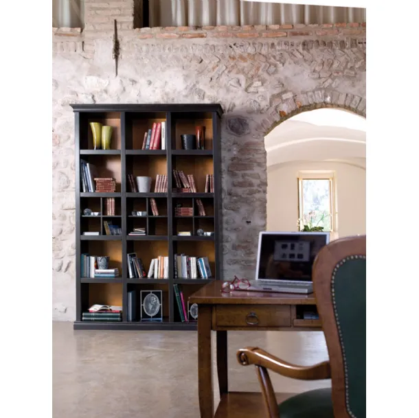 Libreria classica Renata in legno laccato di Tonin Casa