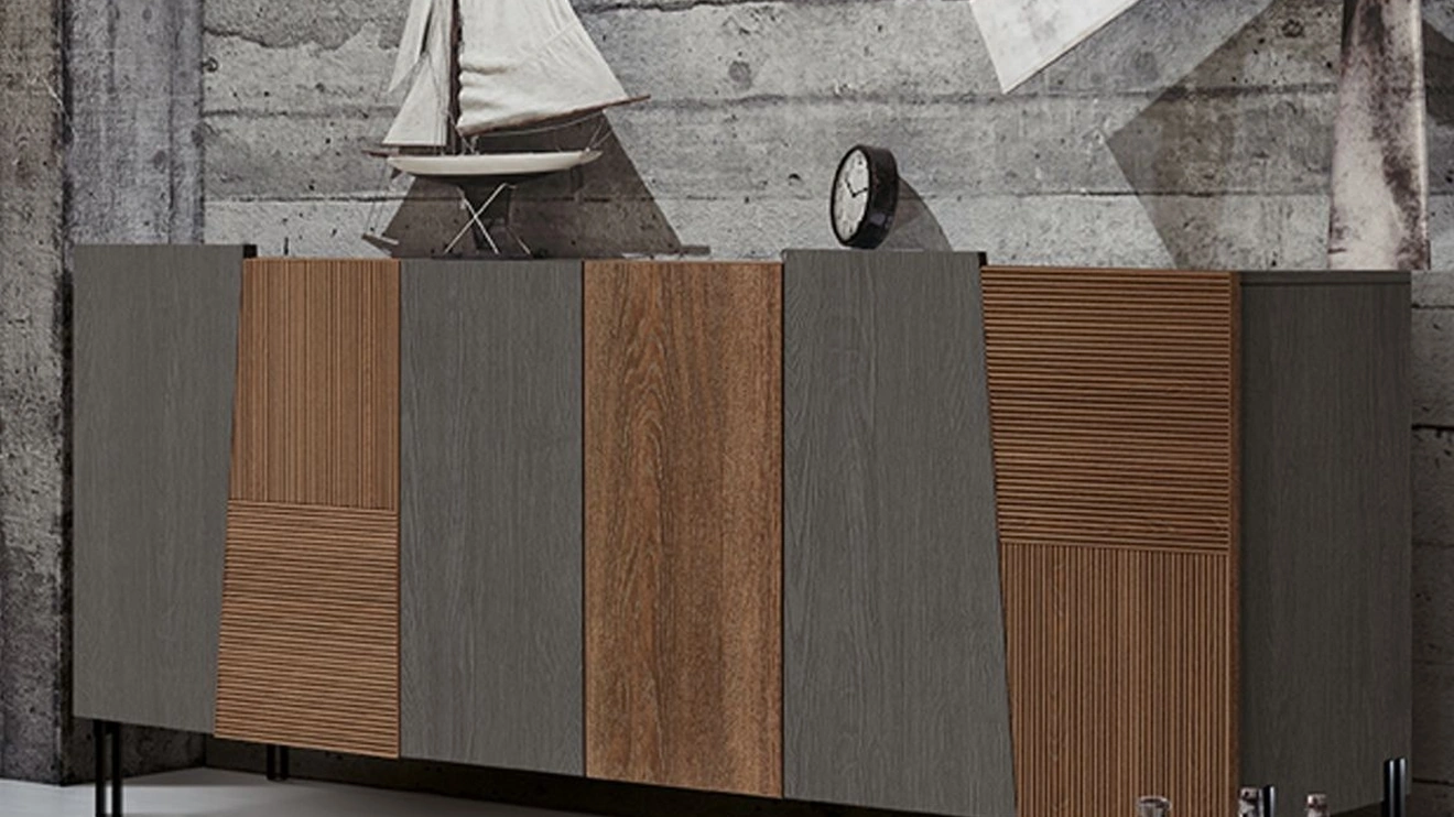 Madia Stripes FMG3153 in legno di frassino di Betamobili