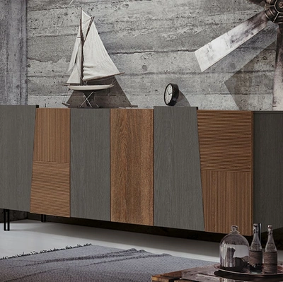 Madia Stripes FMG3153 in legno di frassino di Betamobili