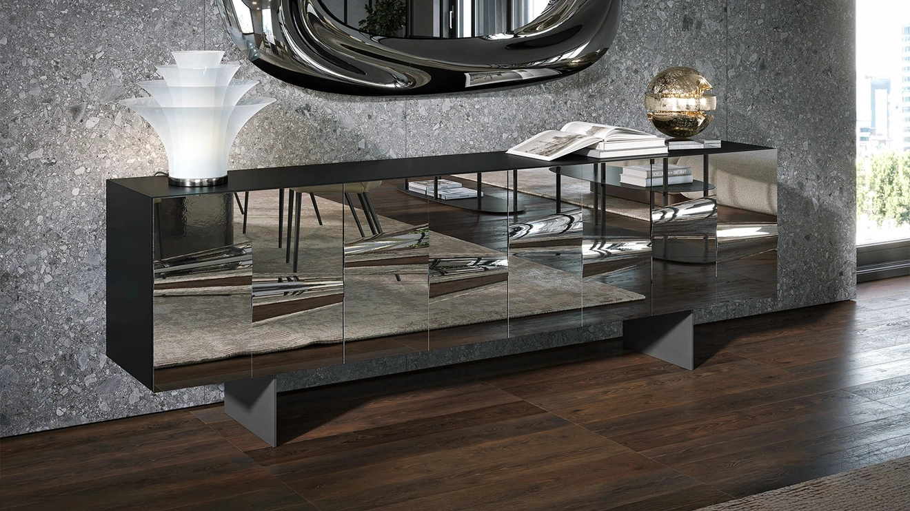 Madia in vetro fuso Saffira di Tonin Casa