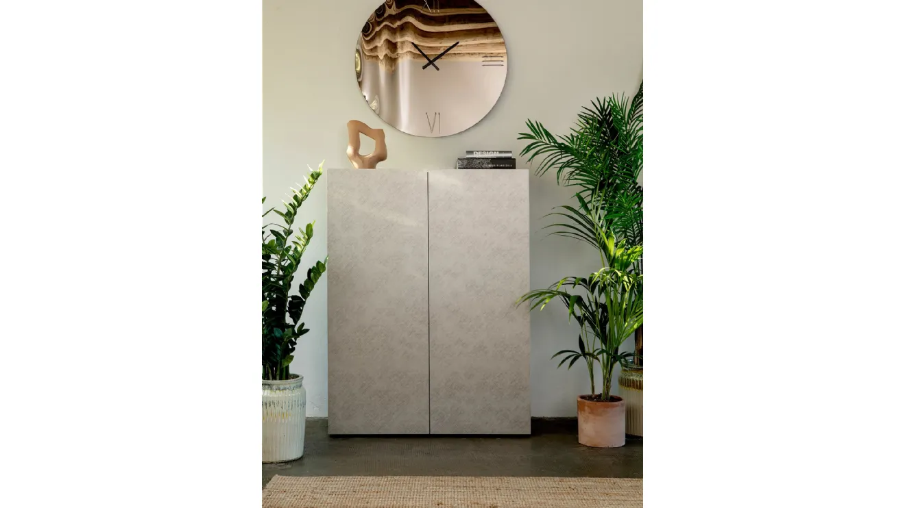 Madia Coated in legno con lavorazione spazzolata di Tonin Casa