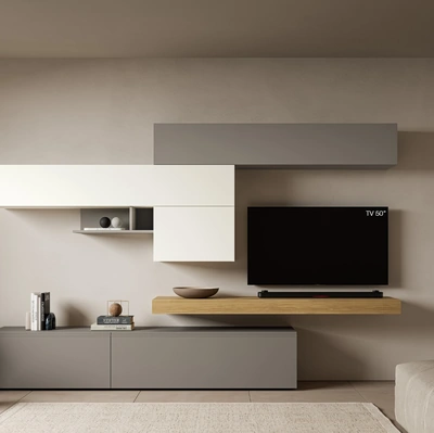 Parete Attrezzata Pratico PTG413 di SantaLucia