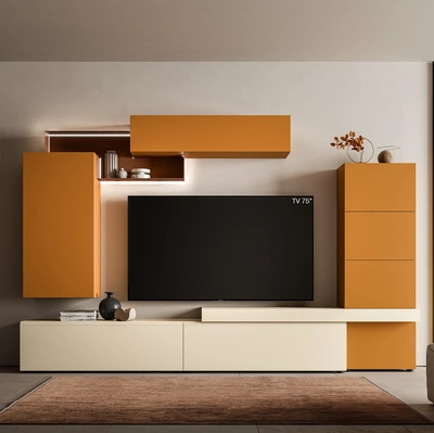 Parete Attrezzata Pratico PTG430 di SantaLucia