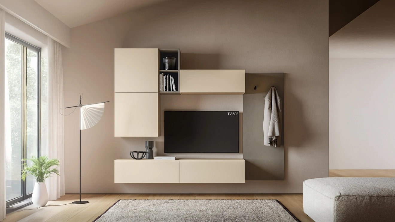 Parete Attrezzata Pratico PTG454 di SantaLucia