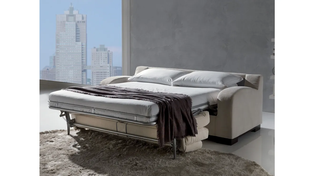 Divano Letto chiaro dallo stile ricercato Loft di Crippa Salotti