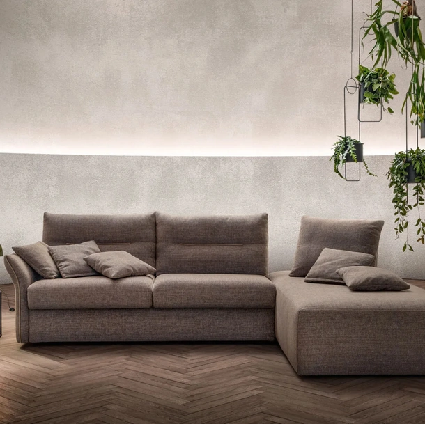 Divano Letto con penisola Rock di Samoa