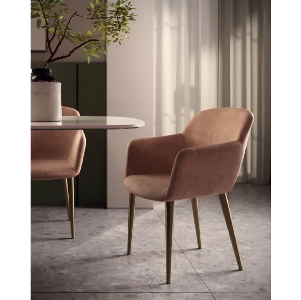 Sedia in nappa Cecilia de Di Lazzaro