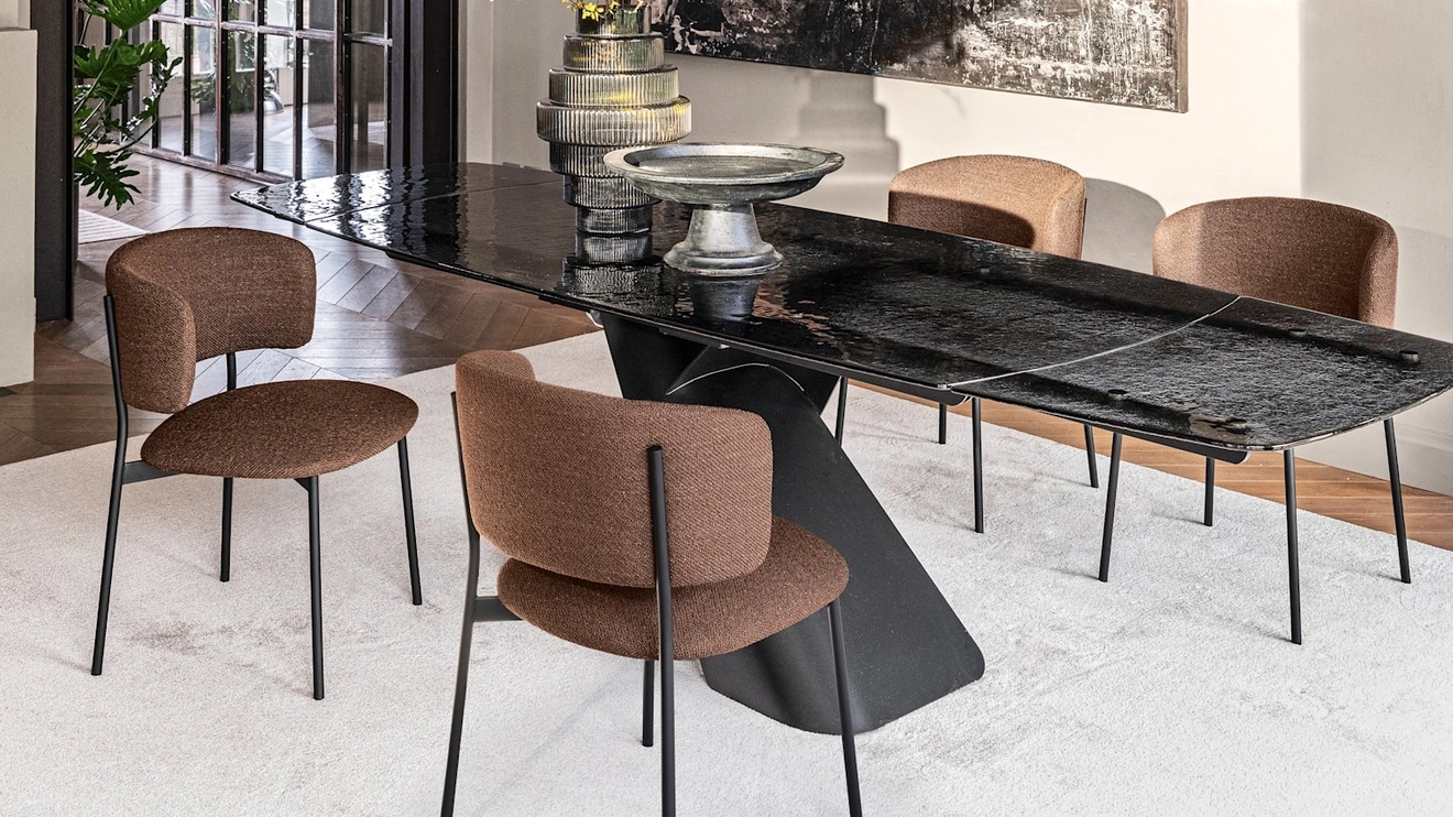 Sedia imbottita Flex di Calligaris