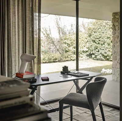 Sedia Karol in tessuto di Alf Da Frè