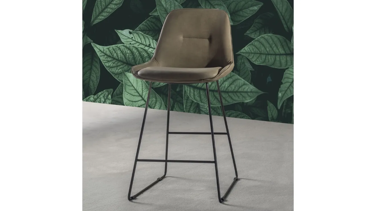 Sgabello Norway Stool a slitta di La Seggiola