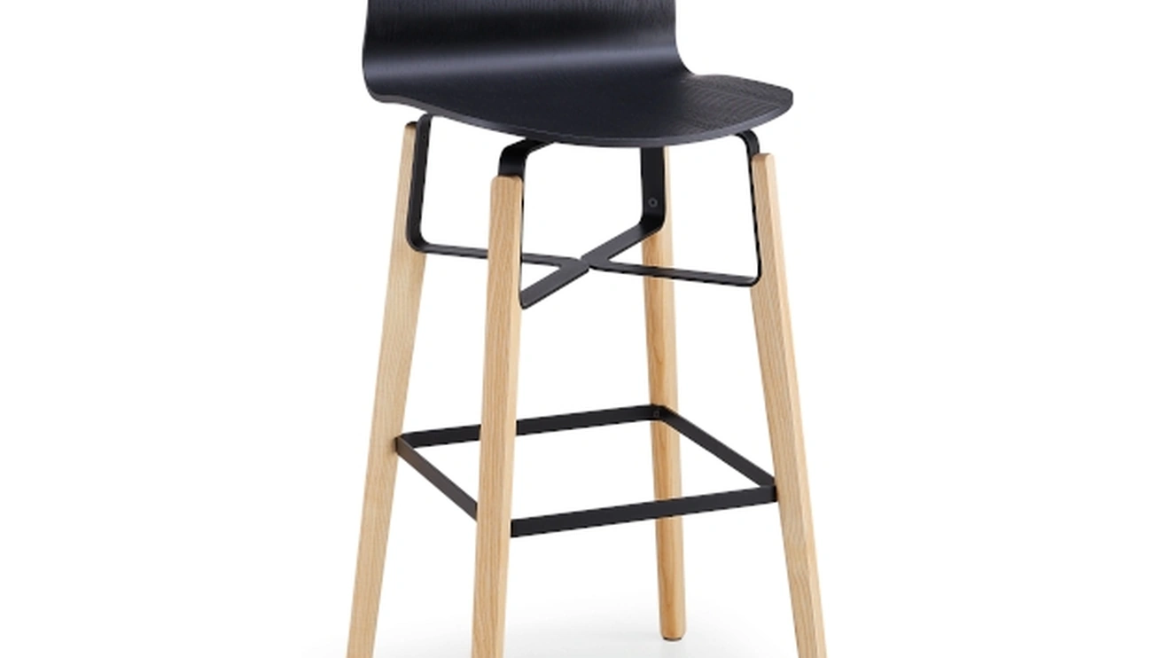 Sgabello Liù Wood di Midj