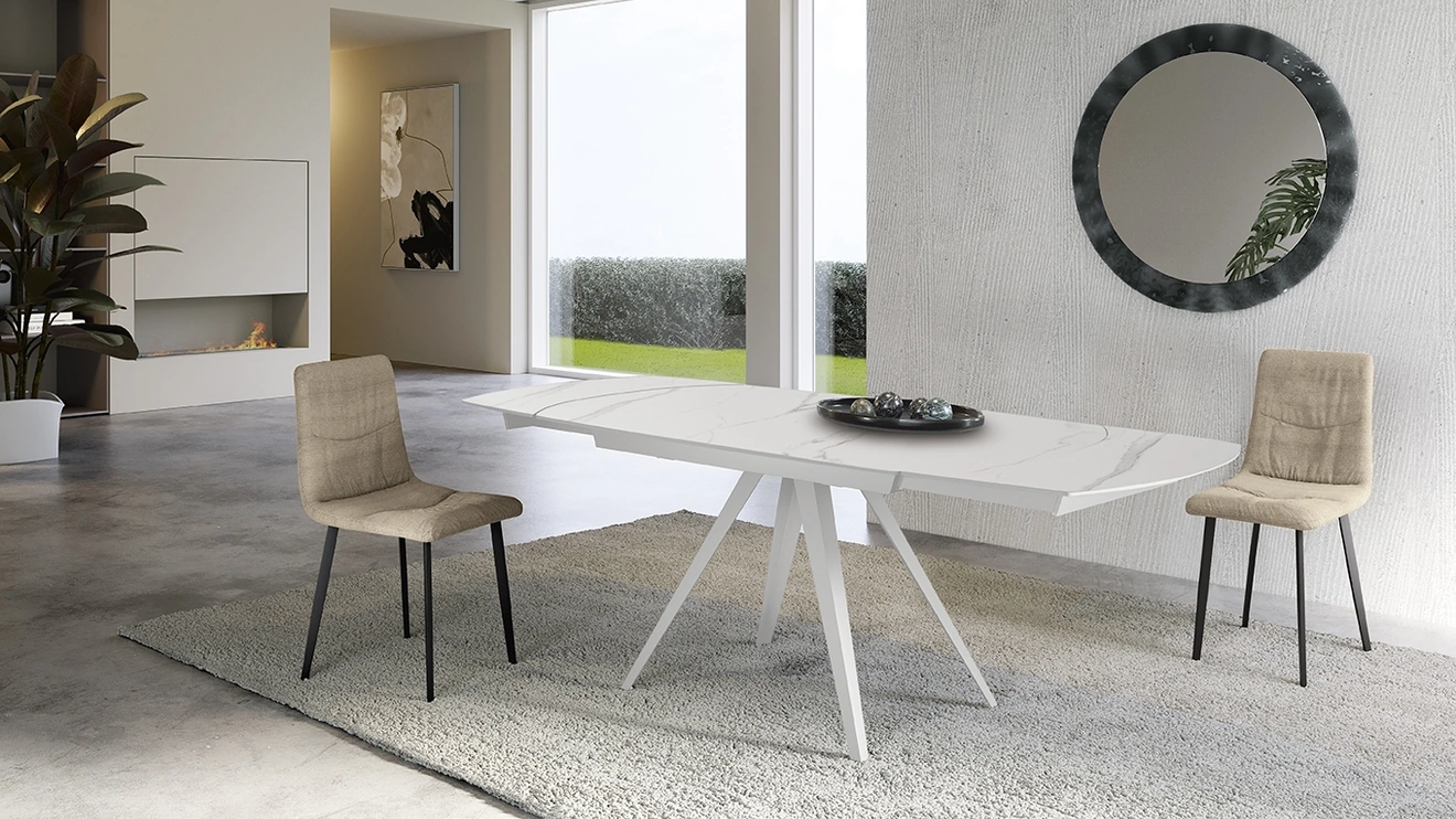 Tavolo allungabile Kyoto 140 di Stones